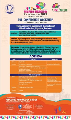 16th Child Neurology Conference 2025, Peshawar